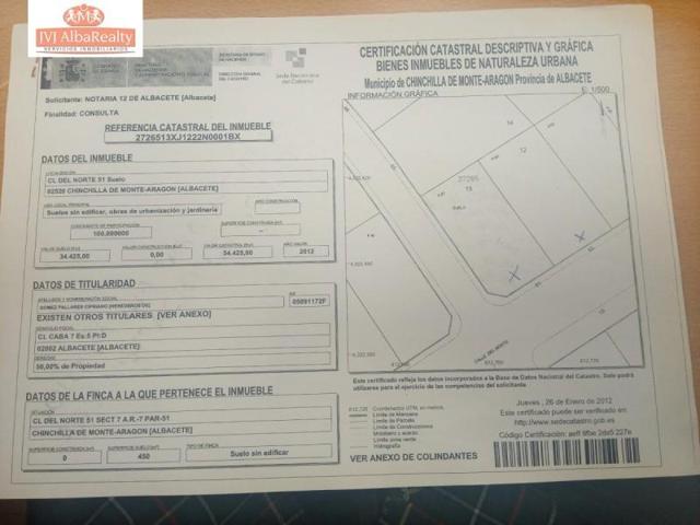 Terreno en venta en Chinchilla de Monte-Aragón, Albacete - Chinchilla de Monte-aragón photo 0