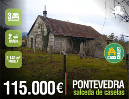 Casa con terreno en venta en Salceda de Caselas, Piedra, 36470 photo 0