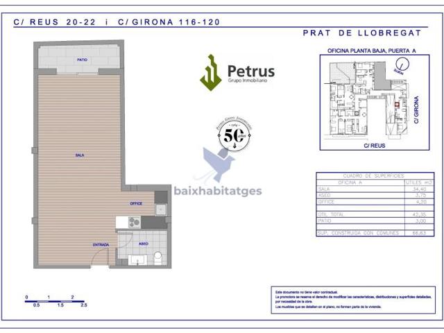 Oficina en venta en el Prat de Llobregat, Jardins de La Pau photo 0
