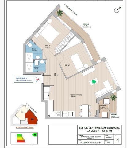 Apartamento en venta en Albacete, Calle Francisco Javier de Moya, 02008 photo 0
