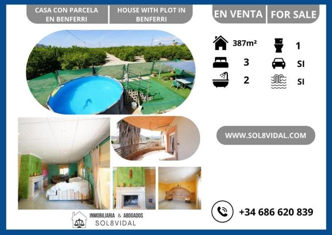 Chalet en venta en Benferri, CENTRO photo 0