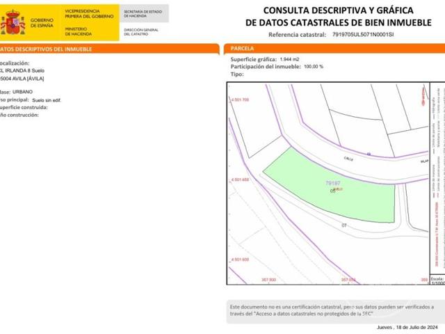 Terreno en venta en Ávila photo 0