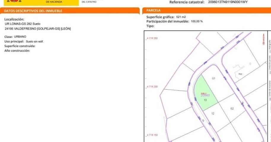 Terreno en venta en Valdefresno, Golpejar De La Sobarriba photo 0