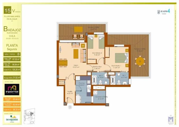 Apartamento en venta en Badajoz, Las Vaguadas photo 0