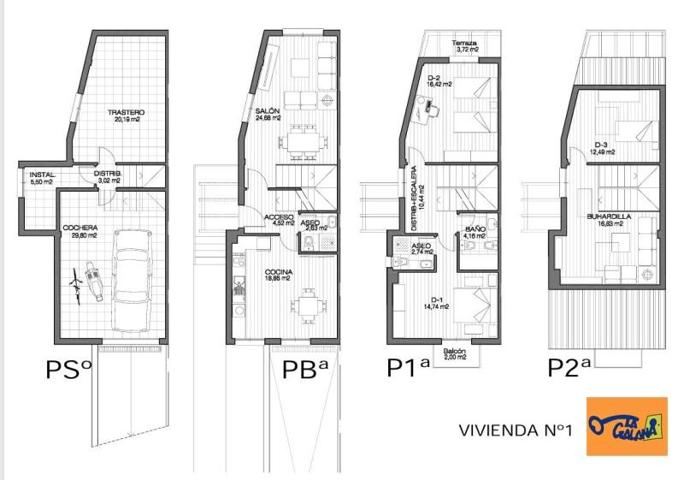 Adosada en venta en Valdepeñas, Salida Peral photo 0