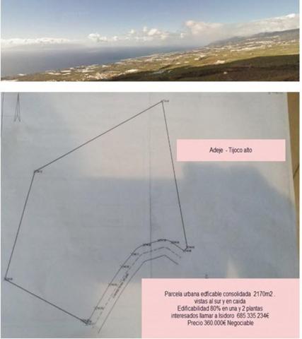 Terreno en venta en Adeje, Tijoco Alto photo 0