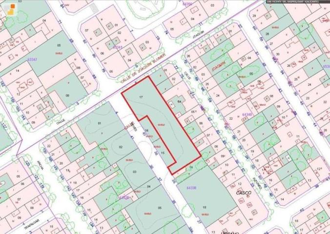 Terreno en venta en San Vicente del Raspeig, Centro photo 0