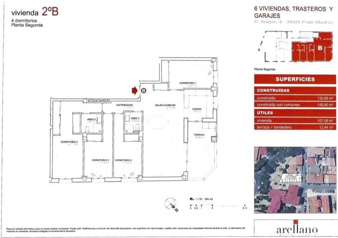 Piso en venta en Pinto photo 0