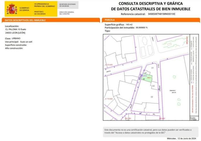 Terreno en venta en León, Casco Antiguo photo 0