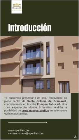 Terreno en venta en Santa Coloma de Gramenet, Centre photo 0