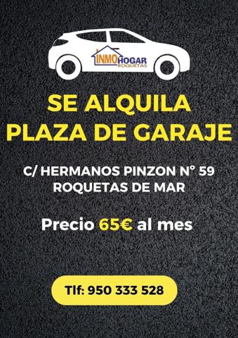 Garaje en alquiler en Roquetas de Mar, Las Marinas photo 0