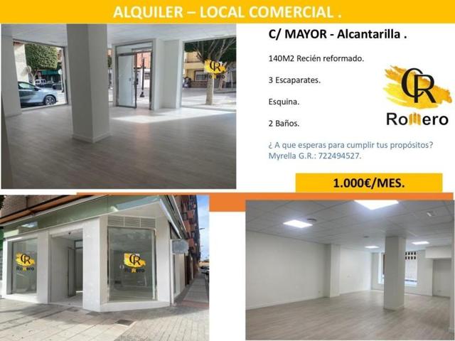 Local comercial en alquiler en Alcantarilla, Calle mayor photo 0