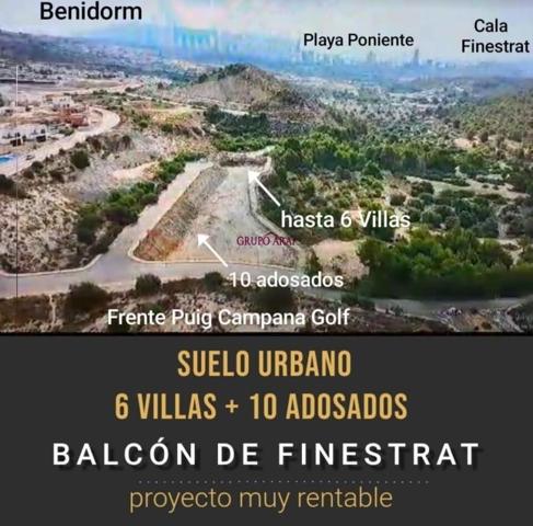 Terreno en venta en Finestrat, Balcón de finestrat photo 0