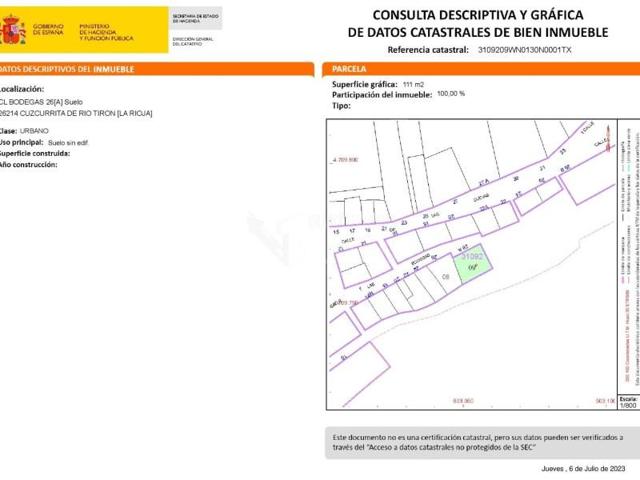 Terreno en venta en Cuzcurrita de Río Tirón photo 0