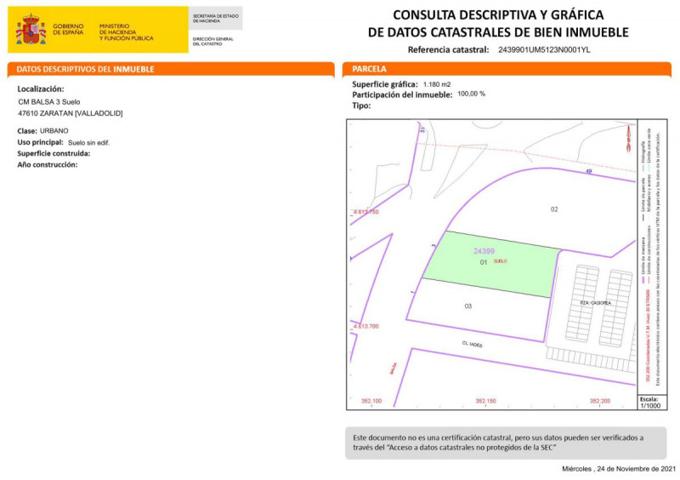 Terreno en venta en Zaratán, Zaratan photo 0