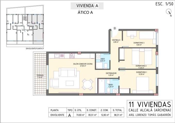 Piso en venta en Archena, Archena centro photo 0