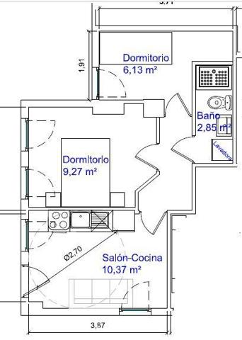 Piso en venta en Madrid, Puente De Vallecas - Numancia photo 0