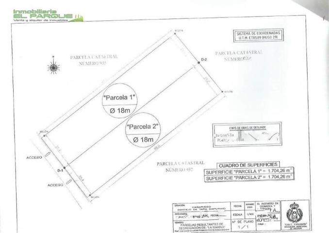 Parcela en venta en Tapia de Casariego, Casariego photo 0