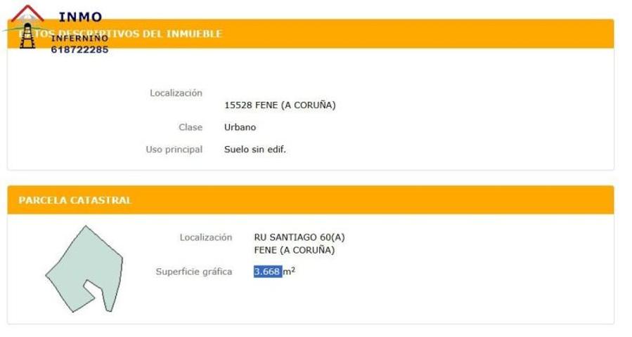 Parcela en venta en Fene, Barallobre photo 0