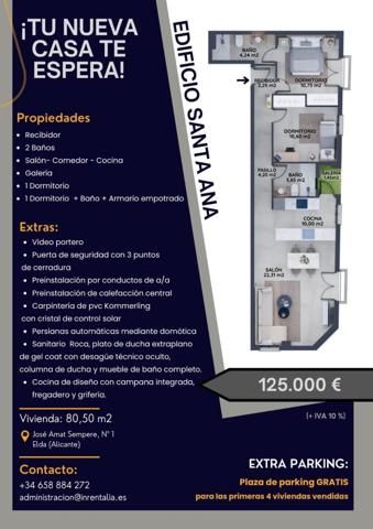 Apartamento en venta en Elda, Centro photo 0