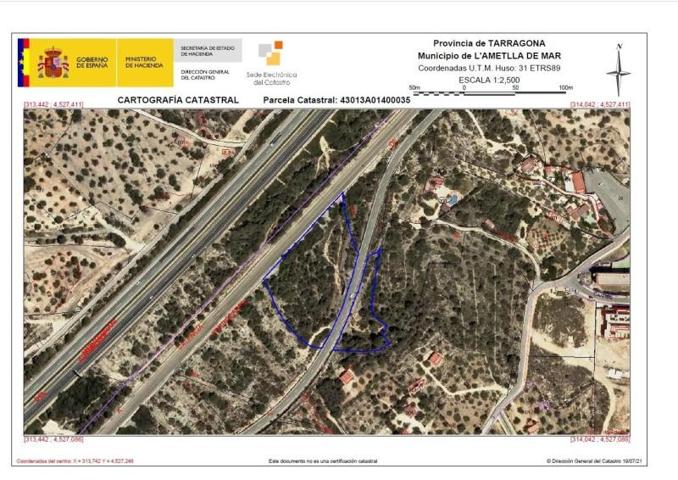 Terreno en venta en L'Ametlla de Mar, Roques Daurades-LEstany photo 0