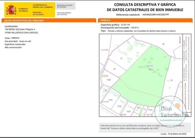 Terreno en venta en Valladolid photo 0