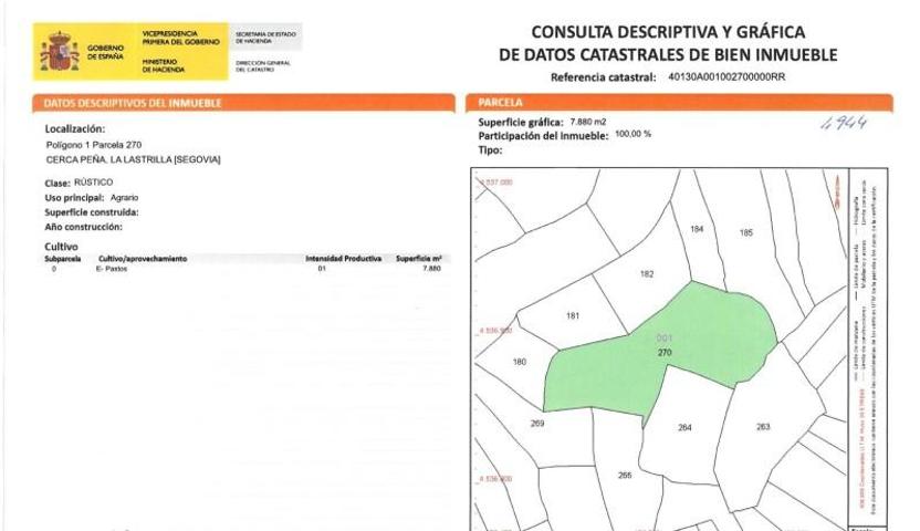 Terreno en venta en La Lastrilla, Castilla y leon photo 0