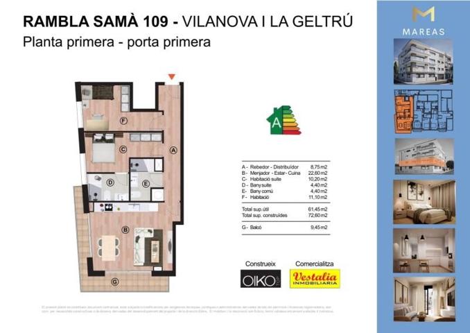 Piso en venta en Vilanova i la Geltrú, Eixample Mar photo 0