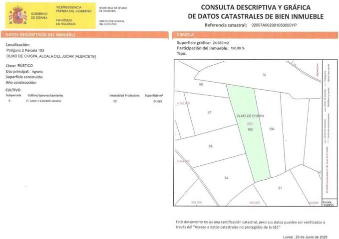 Terreno en venta en Alcalá del Júcar, Castilla la mancha photo 0