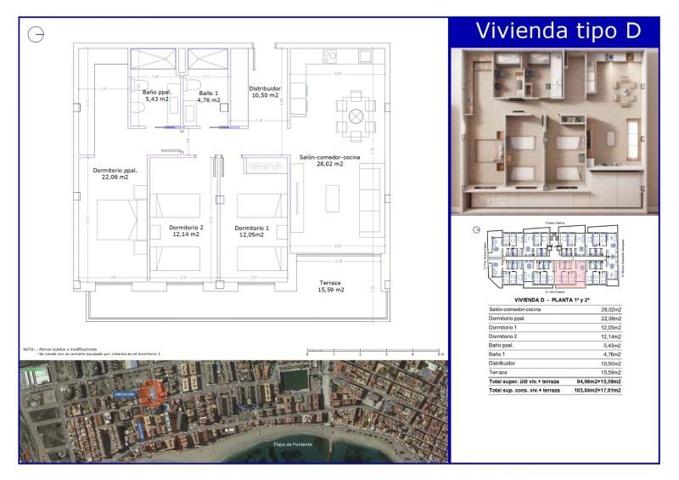 Piso en venta en Águilas, Las Yucas photo 0