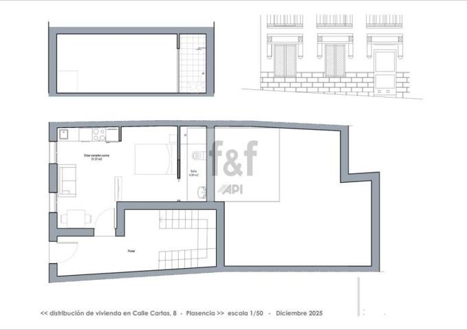 Estudio en venta en Plasencia, Calle Cartas, 10600 photo 0