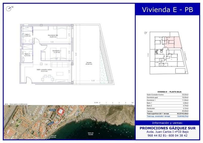 Planta baja en venta en Águilas, Hornillo photo 0