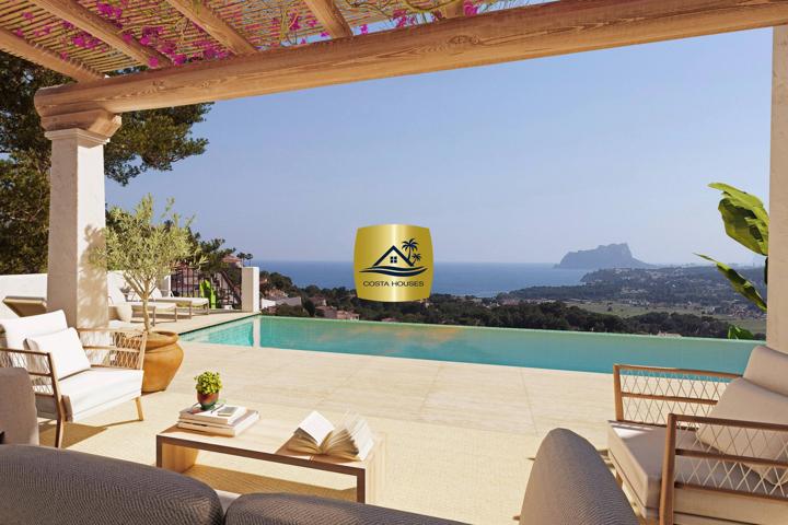 VILLA TEULA - REFORMADA VILLA IBICENCA CON VISTAS AL MAR en MORAIRA, Alicante Costa Blanca photo 0