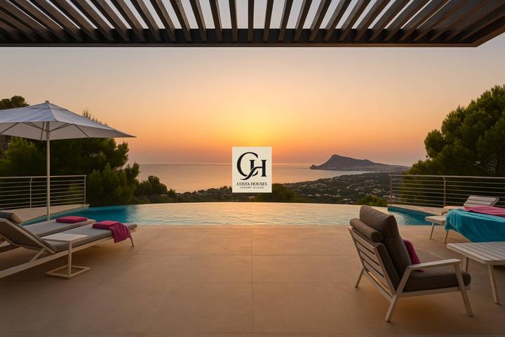 VILLA ALTHEA · ARQUITECTURA MODERNA CON PISCINA INFINITA Y VISTAS AL MAR EN ALTEA photo 0