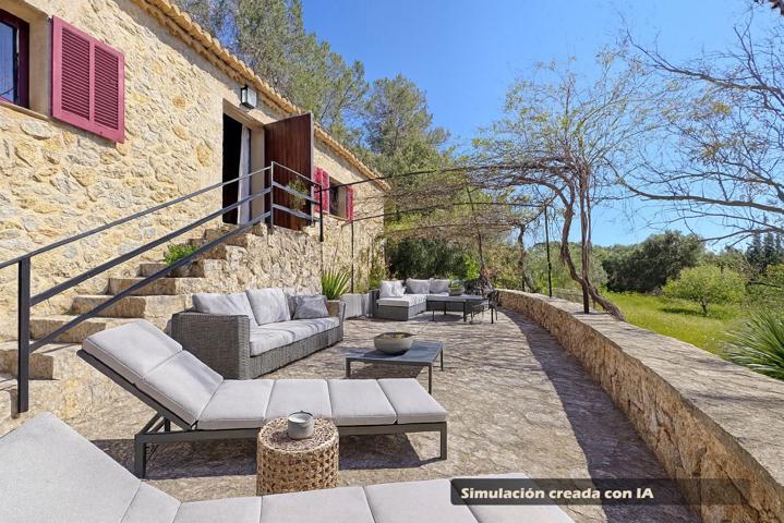 Finca rústica con encanto y sostenibilidad en Búger photo 0