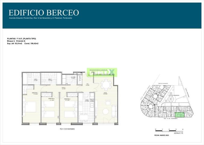 ¡Nueva construcción en marcha! Piso de 3 habitaciones, 2 baños, cocina independiente y salón amplio. photo 0