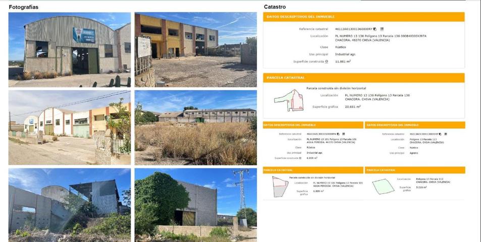 Nave Industrial en venta en Chiva de 30455 m2 photo 0
