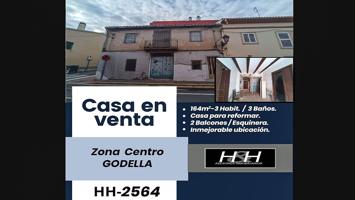 Casa de pueblo para reformar en Godella. - HH Asesores, Inmobiliaria en Burjassot- photo 0