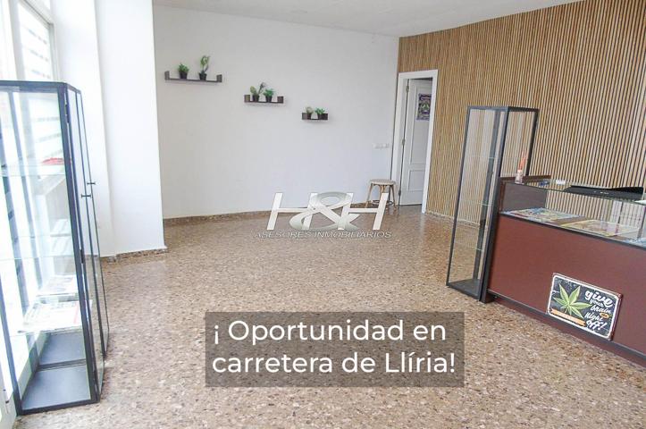 Local comercial en carretera de Llíria. - HH Asesores, Inmobiliaria en Burjassot- photo 0