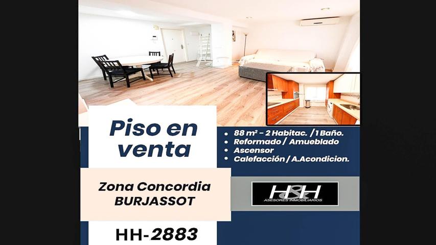 Se vende Magnifico piso de 2 Habitaciones - H H Inmobiliaria en Burjassot photo 0