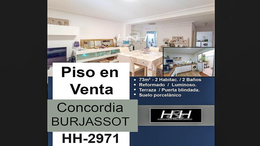 Piso reformado y acogedor en Zona Concordia. - HH Asesores, Inmobiliaria en Burjassot- photo 0