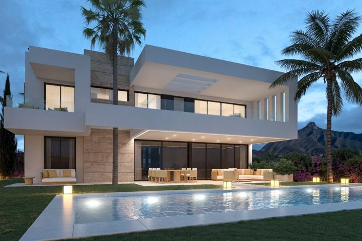 Villa de 5 dormitorios y 6 baños localizada en la Milla de Oro, Marbella. Obra Nueva photo 0