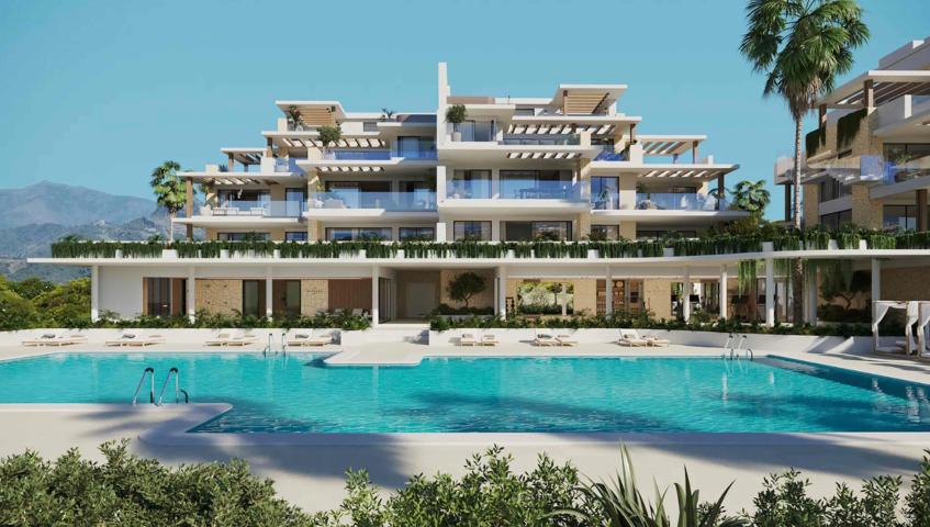 Apartamento planta baja de 2 dormitorios y 2 baños con vistas al mar. La Resina, Estepona photo 0