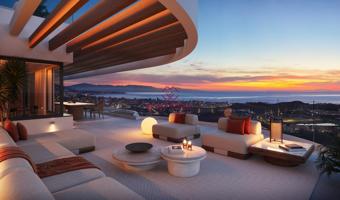 Apartamentos de lujo de nueva construcción en Cerrado del Águila Golf, Mijas, con vistas al mar y al campo de golf photo 0