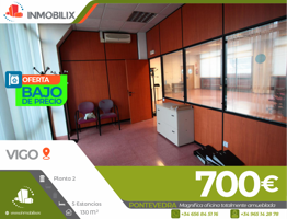 Oficina en alquiler en Vigo de 131 m2 photo 0