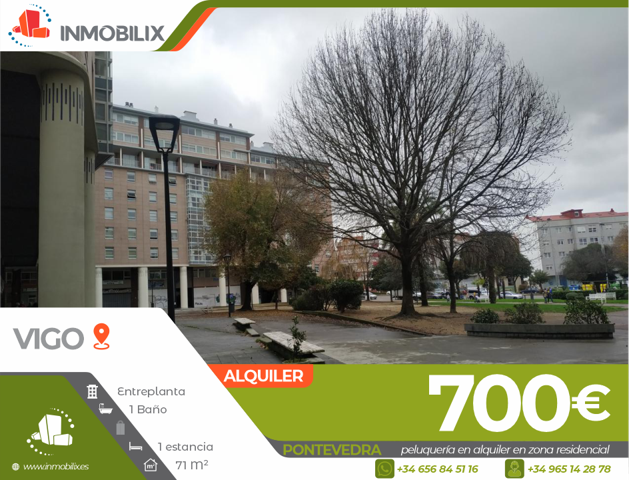 Vigo- ALQUILER-LOCAL -700 €- peluquería  en zona residencial photo 0