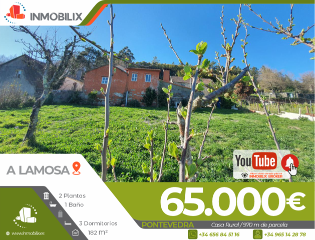 A Lamosa-Casa Rural- 65.000€ -- 970 m² de parcela photo 0