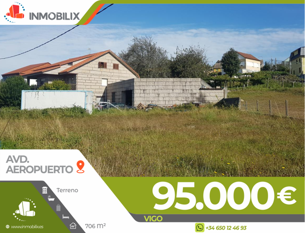 Terreno en venta en Vigo de 706 m2 photo 0