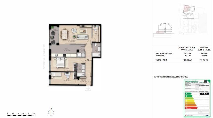 PLANTA BAIXA 95 m2 2 HAB DOBLES OBRA NOVA CARRER TRANSVERSAL photo 0
