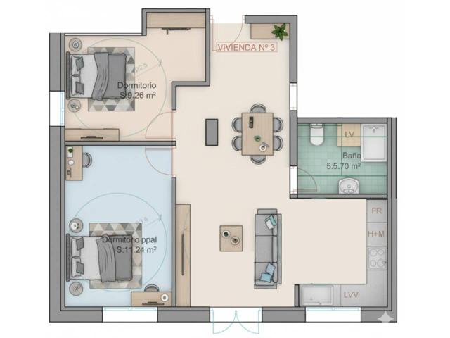 Piso en venta en Bargas photo 0